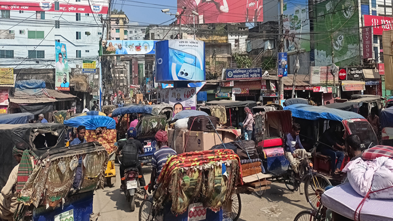ময়মনসিংহে ঢিলেঢালা ভাবে হরতাল পালিত