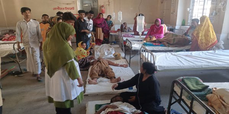 ময়মনসিংহে গ্যাস সিলিন্ডার বিস্ফোরণে শিশুসহ দগ্ধ ১১ জন