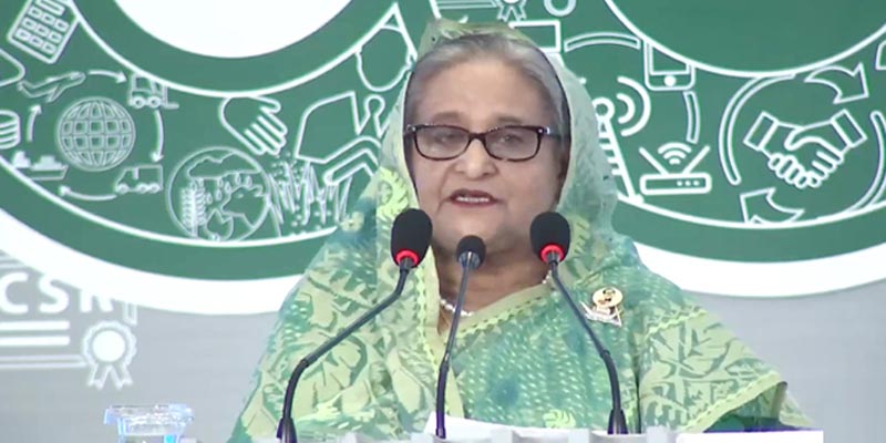 স্মার্ট বাংলাদেশ গড়ার লক্ষ্যে কাজ করছে সরকার : প্রধানমন্ত্রী