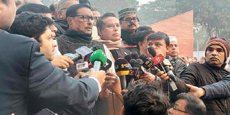 বিএনপি-জামায়াতের বিরুদ্ধে লড়াই অব্যাহত থাকবে: ওবায়দুল কাদের