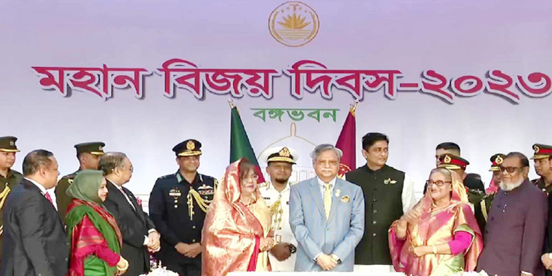 বিজয় দিবসে বঙ্গভবনে রাষ্ট্রপতির সংবর্ধনা