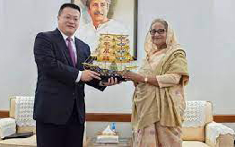 প্রধানমন্ত্রী শেখ হাসিনাকে চীনের অভিনন্দন বার্তা