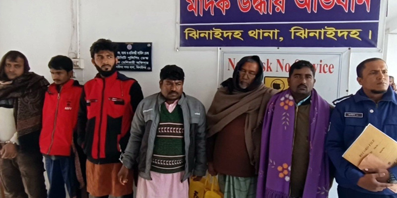 ঝিনাইদহে বরুণ হত্যা মামলার ৭ আসামি গ্রেফতার