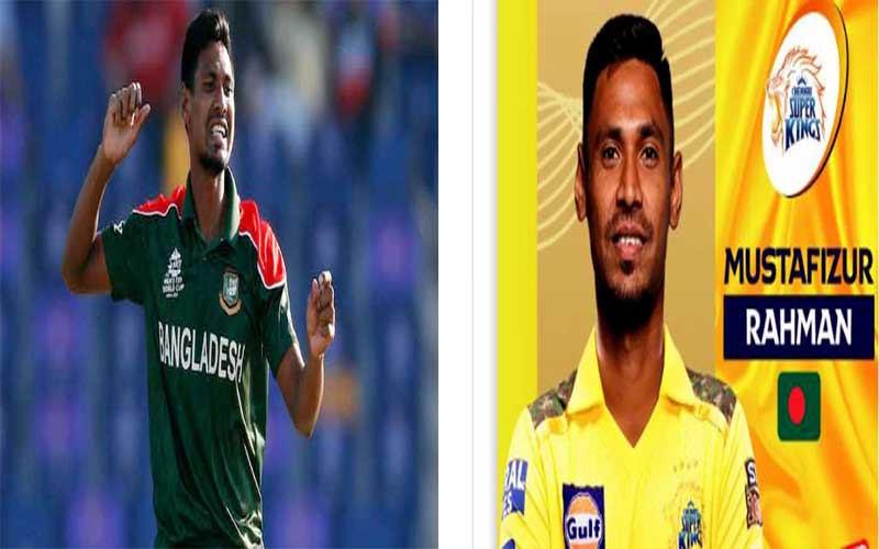 মোস্তাফিজকে বরণ করে নিলো চেন্নাই সুপার কিংস