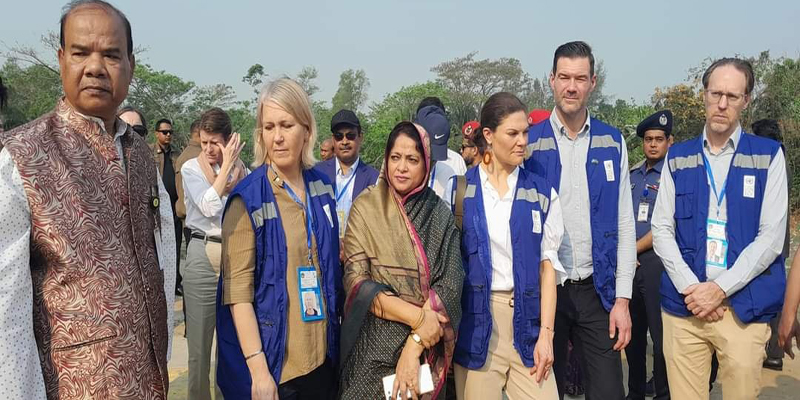 হাতিয়ার মানুষের জীবনযাত্রার উন্নয়নে কাজ করবেন সুইডেনের রাজকন্যা