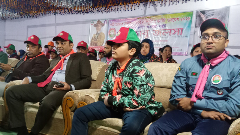 ডোমারে ৮ম কাব ক্যাম্পুরী ও স্কাউট সমাবেশে মহাতাবু জলসা অনুষ্ঠিত