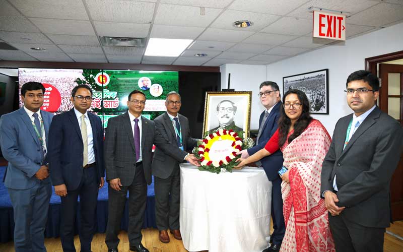 জাতিসংঘে বাংলাদেশ স্থায়ী মিশনে ঐতিহাসিক ৭ই মার্চ উদ্‌যাপন