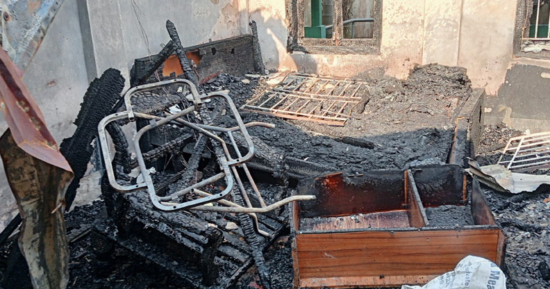 গৌরীপুরে উপজেলা পরিষদের চেয়ারম্যানের বাসায় অগ্নিকান্ড