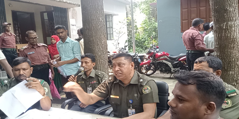 গৌরীপুরে উপজেলা পরিষদ নির্বাচনে আনসার ভিডিপি সদস্যদের বাছাই সম্পন্ন