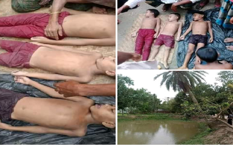 ফুলপুরে পুকুর পাড় থেকে খেজুর আনতে গিয়ে পানিতে ডুবে তিন শিশুর মৃত্যু 