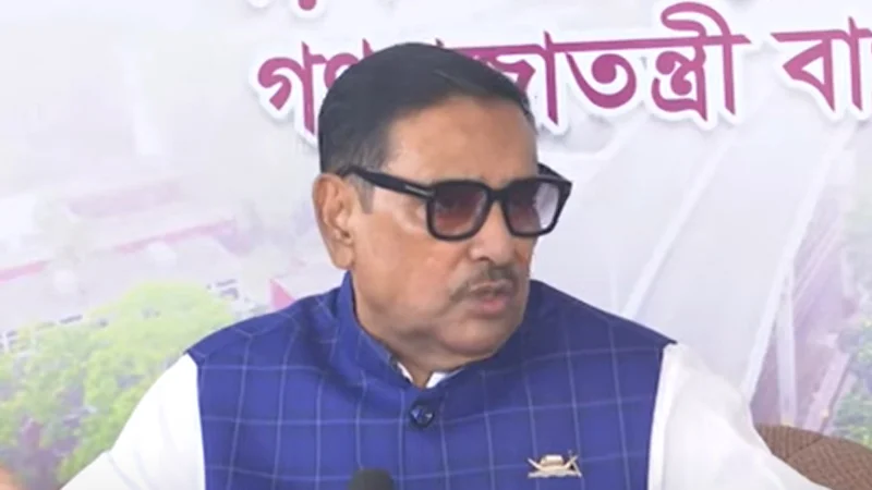 প্রধানমন্ত্রী রাত জেগে মানুষকে নিয়ে ভাবেন : ওবায়দুল কাদের