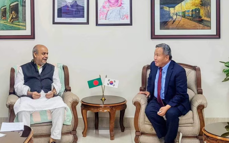 দক্ষিণ কোরিয়া আমাদের উন্নয়নের অন্যতম গুরুত্বপূর্ণ অংশীদার: রেলমন্ত্রী জিল্লুল হাকিম