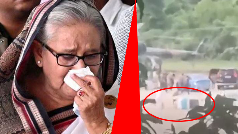 অবশেষে মুখ খুললেন শেখ হাসিনা, দায়ী করলেন যুক্তরাষ্ট্রকে