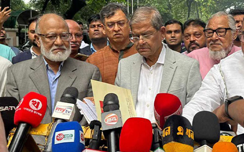 নির্বাচনের রোডম্যাপ জানতে চেয়েছে বিএনপি