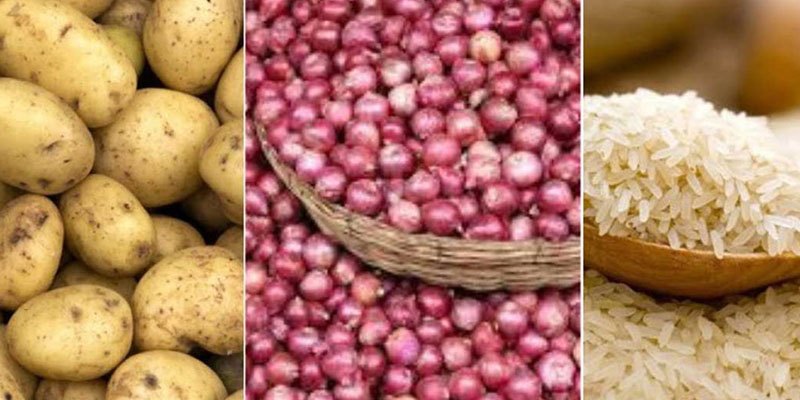 শুল্ক ছাড়েও চড়া চাল-আলু-পেঁয়াজের দাম