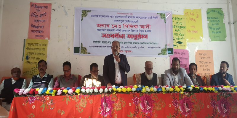 জামালগঞ্জে এটর্নি জেনারেলের সংবর্ধনা