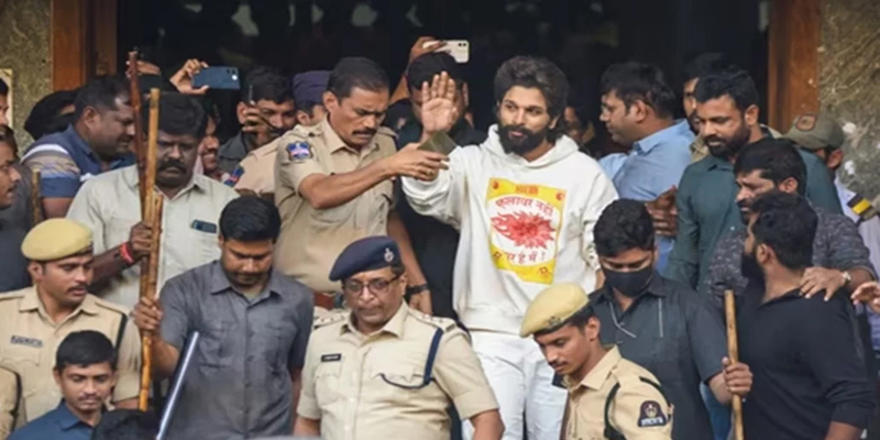 ভক্তের মৃত্যু, ১৪ দিনের ‘রিমান্ডে’ আল্লু অর্জুন