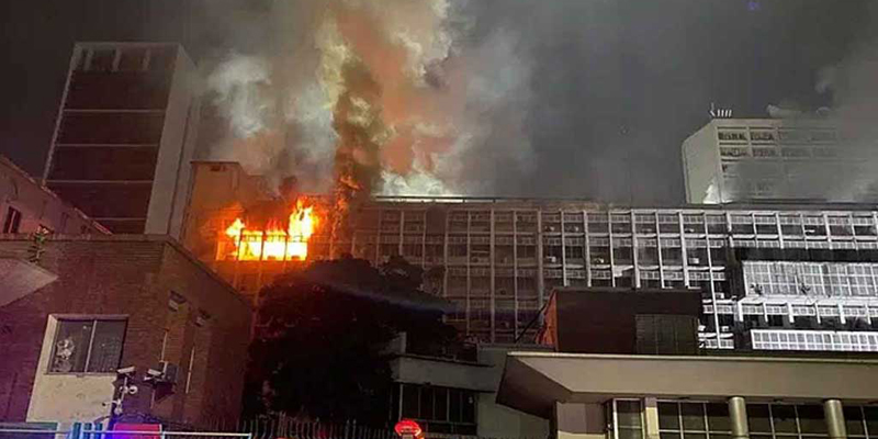 আগুনে পুড়ে সচিবালয়ের প্রায় ২০০ কক্ষ ক্ষতিগ্রস্ত: গণপূর্তের উপসহকারী প্রকৌশলী