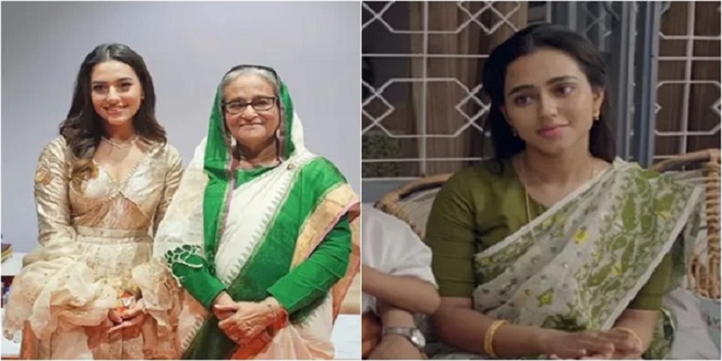 শেখ হাসিনা চরিত্রে অভিনয় করা নিয়ে সমালোচনার জবাব দিলেন নুসরাত ফারিয়া