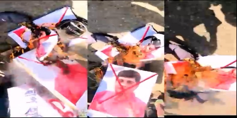নোয়াখালীতে বিএনপি নেতা শামীমের কুশপুত্তলিকা দাহ,অবাঞ্ছিত ঘোষণা