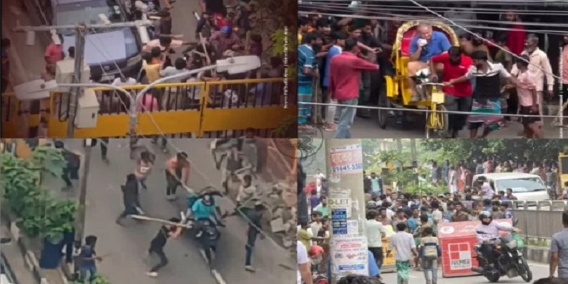 অটোরিকশাচালকদের তাণ্ডব, ছবি তুললেই লাঠিপেটা
