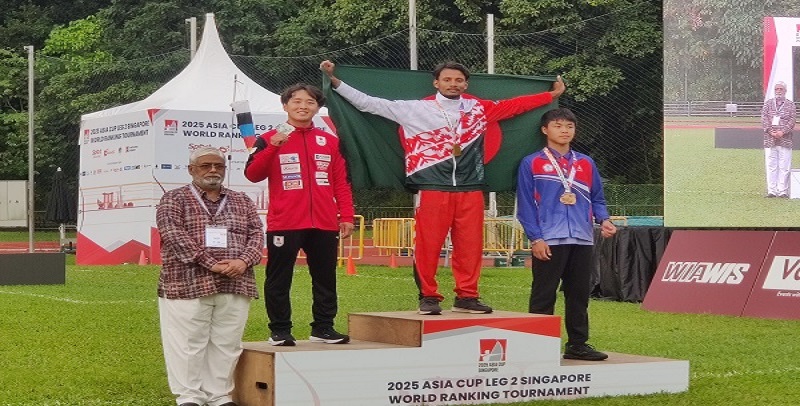 এশিয়া কাপ আর্চারিতে স্বর্ণ জয় বাংলাদেশের আলিফের