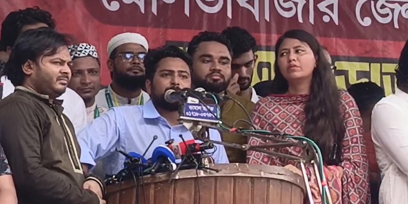 একনায়কতন্ত্র প্রতিষ্ঠার চেষ্টা হচ্ছে, বললেন নাহিদ ইসলাম