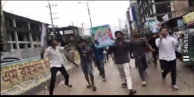 নোয়াখালীতে নিষিদ্ধ ছাত্রলীগের ঝটিকা মিছিল,আটক ৪