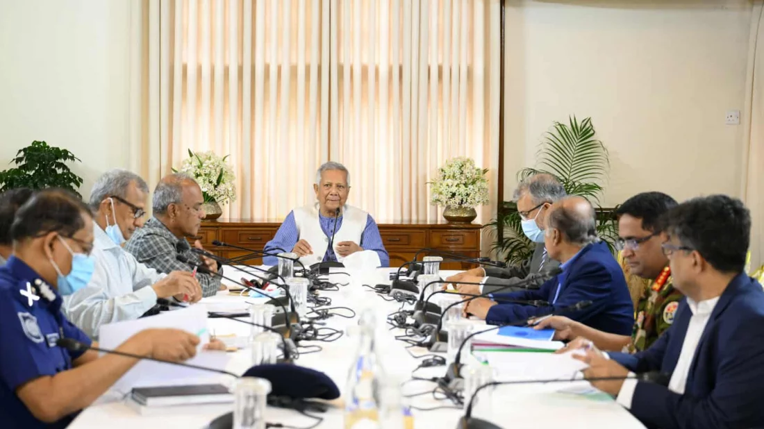 আগামী নির্বাচন অবাধ ও নিরপেক্ষ করতে আইনশৃঙ্খলা বাহিনীকে নির্দেশ প্রধান উপদেষ্টার