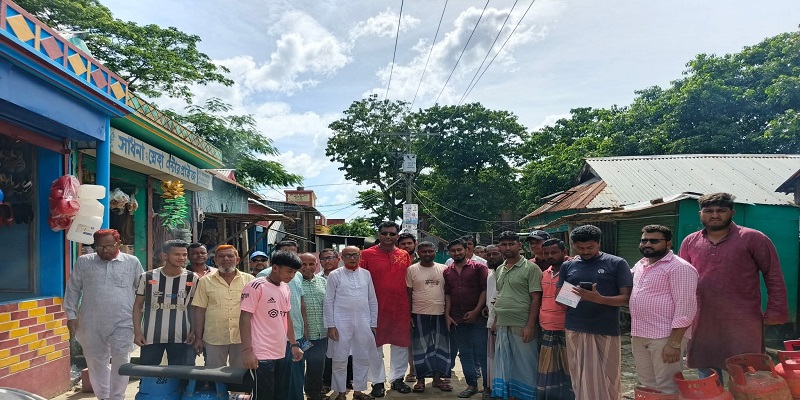 তাহিরপুর ও জামালগঞ্জে গণসংযোগ ও লিফলেট বিতরণে- ব্যারিস্টার হামিদুল হক