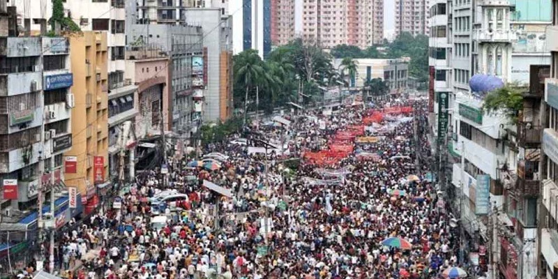 নয়াপল্টন থেকে বিজয় র‌্যালি শুরু করল বিএনপি
