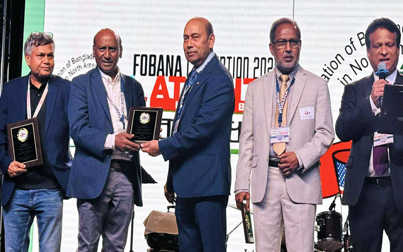 আবারও ফোবানা পুরুস্কার পেলেন বাংলা প্রেস সম্পাদক ছাবেদ সাথী