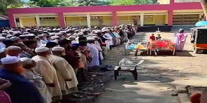 স্বামীর মৃত্যুর ১২ মিনিট পর স্ত্রীর মৃত্যু, পাশাপাশি কবরে দাফন